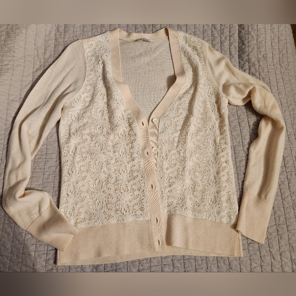 Button down sweater